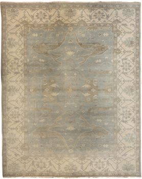 Hand Knotted Oushak Rug 9' x 12'